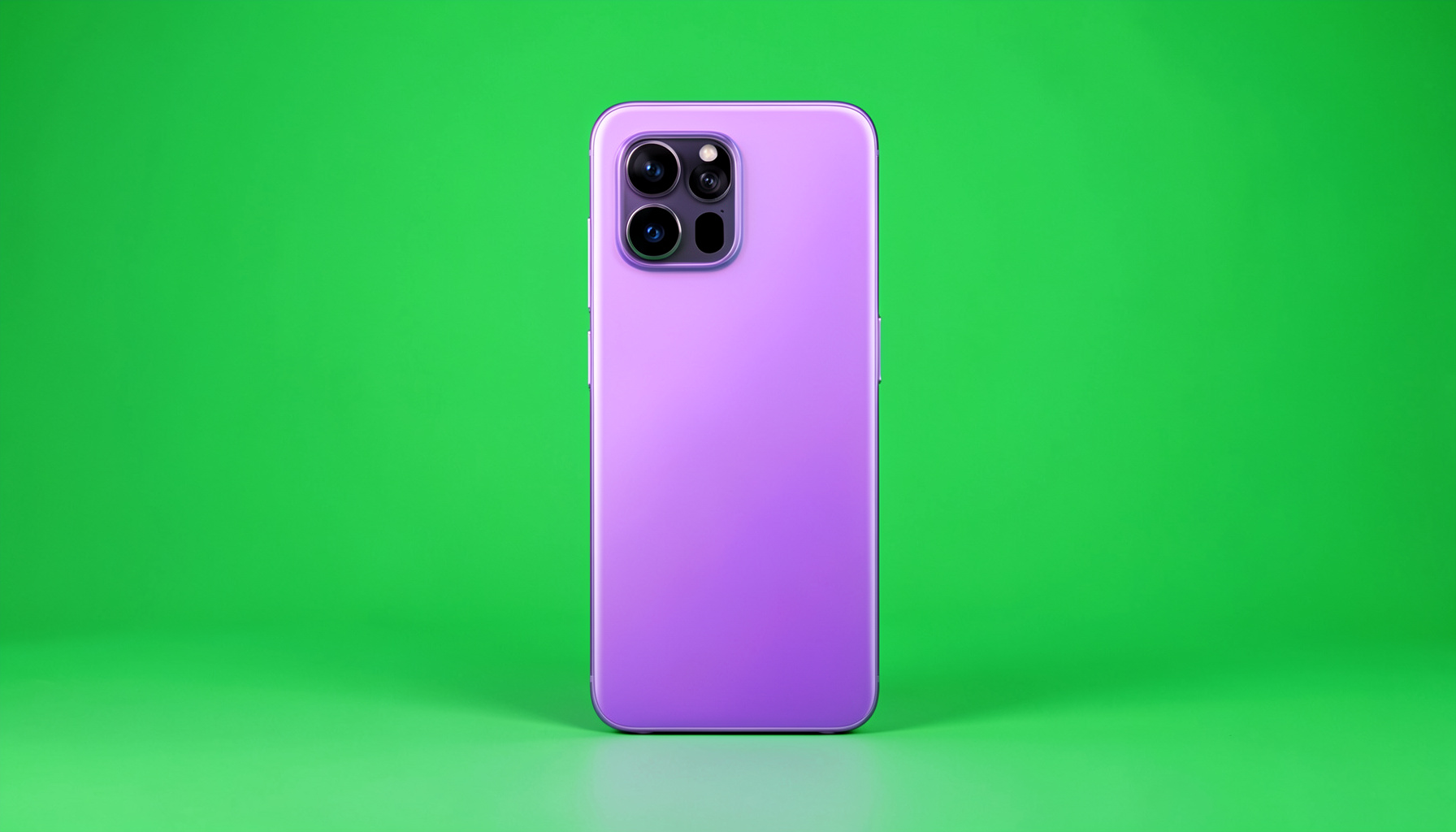 Điện thoại Vivo với cụm camera kép mặt trước nổi bật, nền gradient tím hồng nhẹ nhàng